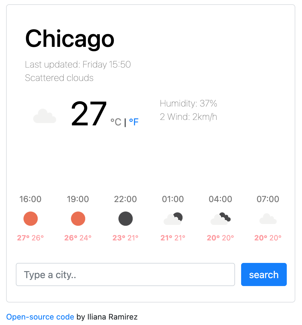 Weather Project Preview